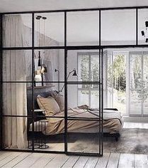 Dormitorio estilo loft industrial